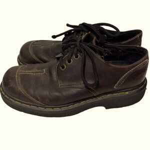 Vintage Men's Dr. Martens made in England Platform Oxford / Leather / 10